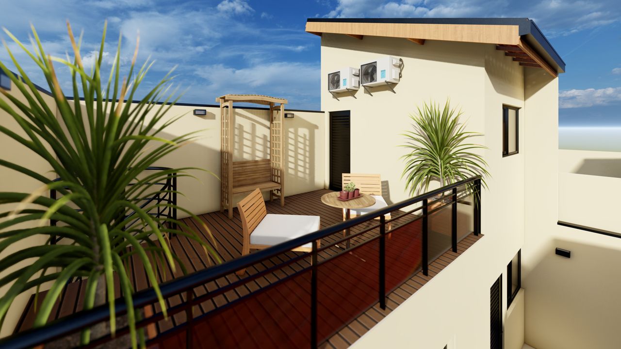 Sobrado com terraço